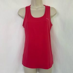 Puma Athlethic Tank Top L Racerback Built In Bra